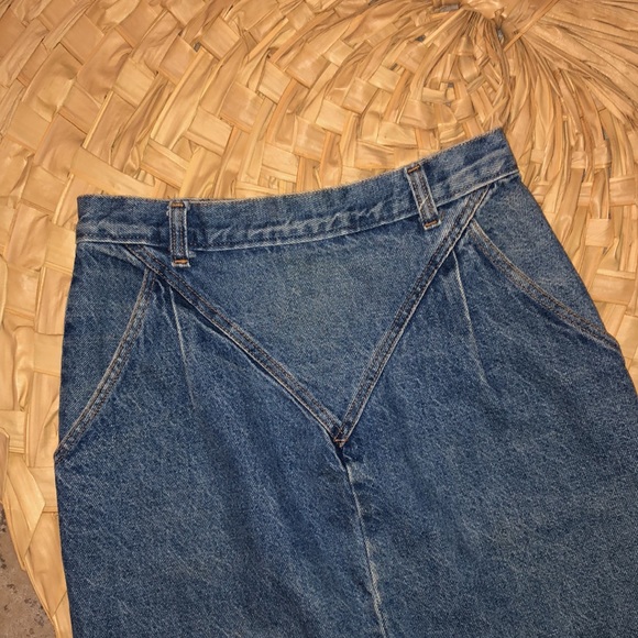Vintage jean skirt - Picture 2 of 5
